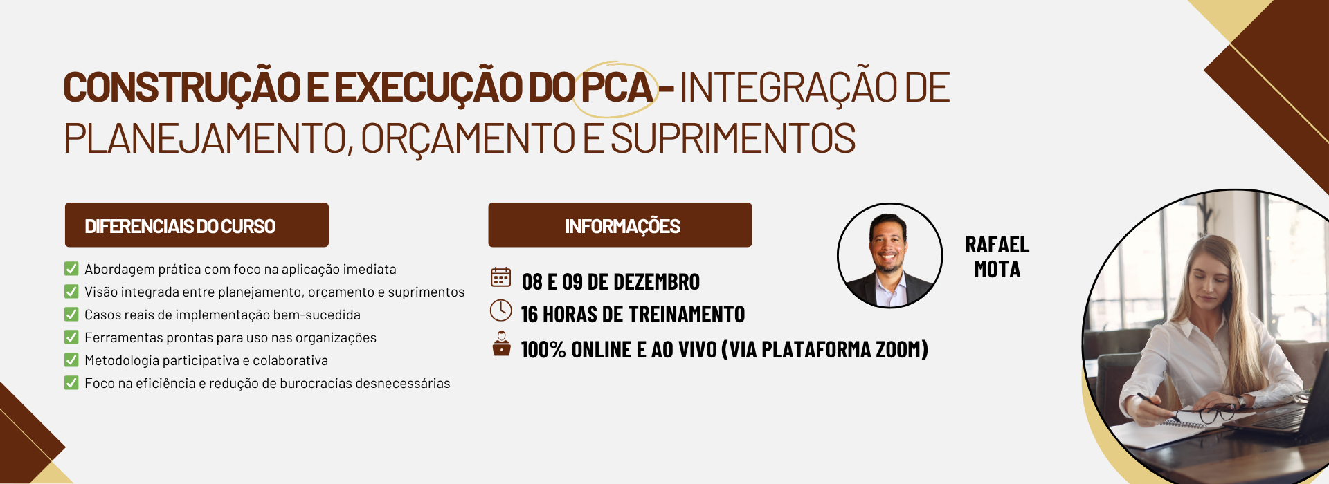 Construção e Execução do PCA - Integração de Planejamento, Orçamento e Suprimentos